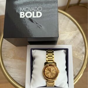 Movado Bold Luxurious Gold Timepiece